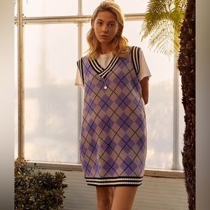 Ragged Priest Plaid Sweater Vest